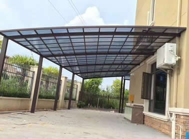 山東怡墅鋁合金電動車棚 專業(yè)制造與有色金屬壓延加工的完美結(jié)合